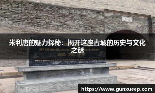 米利唐的魅力探秘：揭开这座古城的历史与文化之谜